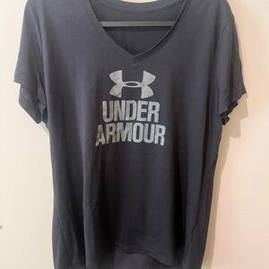 Under Armour Charcoal V-Neck Tee